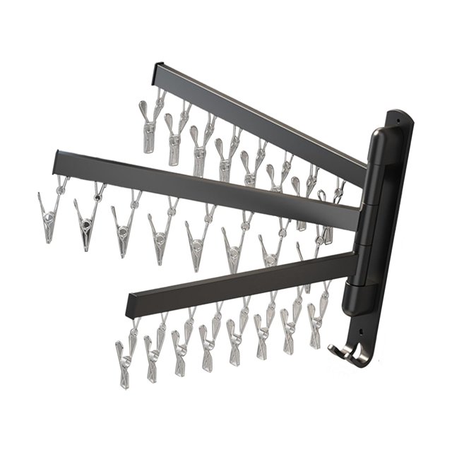 Sock Drying Hanger Rack Multifunction Wall Hanging Organization Foldable Drying