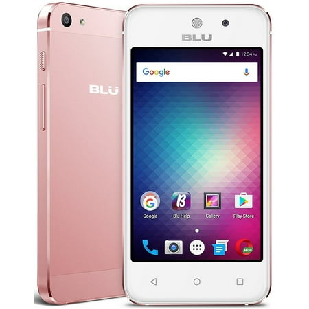 BLU Vivo 5 Mini V050Q Unlocked GSM Quad-Core Dual-SIM Phone - Rose Gold