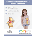 thumbnail image 2 of Disney Winnie the Pooh Toddler Girls T-Shirt and Chambray Shorts Outfit Set Infant to Toddler, 2 of 5