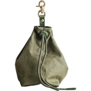 Zhuge Portable Dog Treat Pouch Bags for Training, Treat Bags for Dog Leash, Snack Bag Food Treat Storage Holder with Clip (Green)