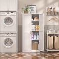 thumbnail image 3 of Polup 60"Tall White Metal  Storage Cabinet,Locking Tool Cabinet,Doors and Adjustable Shelves, 3 of 8