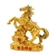 thumbnail image 3 of Adorno de caballo para el año de la prosperidad del Feng Shui, figura de caballo para habitaciones de invitados. Oro, 3 of 9