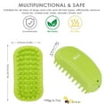 thumbnail image 2 of Dog Grooming Brush, Premium Soft Silicone Pet Bath Brushes, Rubber Shampoo Soothing Comb Scrubber for Wet Dry Long Short Haired Dogs & Cats Massaging, Deshedding Shower Scrubbing, 2 of 6