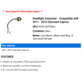 thumbnail image 2 of Headlight Connector - Compatible with 2011 - 2015 Chevy Caprice 2012 2013 2014, 2 of 2
