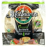 Molinaro's Stone Baked Organic Pizza Starter Kit, 4 Count (53 Ounce)