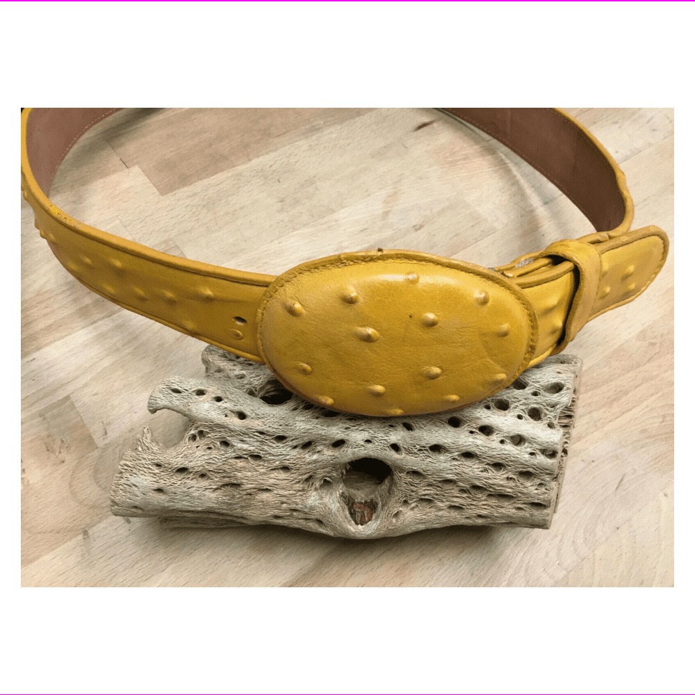 mexican ostrich belt
