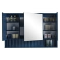 thumbnail image 2 of Fine Fixtures Venezian Medicine Cabinet Navy Blue 45" Matte, 2 of 5