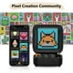 thumbnail image 5 of Divoom Ditoo Retro Pixel Art Game Altavoz Bluetooth con pantalla frontal controlada por aplicación LED 16X16 (negro), 5 of 5
