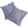 thumbnail image 3 of Navy Blue and White Cheetah Pillow Covers 20x20 Inch Set of 2 Modern Leopard Print Outdoor Throw Pillows Animal Spots Rustic Farmhouse Pillowcases Cotton Linen Cushion Covers for Couch Home Decor, 3 of 6