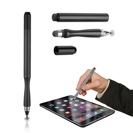 Stylus Pen, Super Capacitive Stylus Fine Point Styluses with Extra Thin Point Disc Tips Universal for Tablet/iPad Mini/Smartphones All Touch Screen (Best Fine Point Stylus For Ipad)