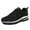 black, variant on Women's Lightweight Athletic Running Shoes, Breathable Mesh Fashion Sneakers for Gym Training Jogging