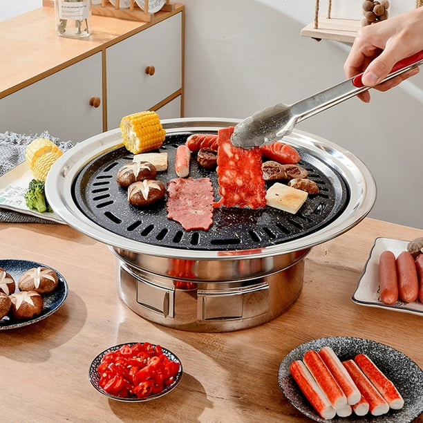 KOREANBBQ™⎮Barbecue Coréen à charbon de bois en acier inoxydable antia – La  Cuisine de Mimi