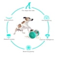 thumbnail image 2 of Juguete rompecabezas para perros: dispensador interactivo de golosinas, entrenamiento de juego duradero para perros pequeños/medianos (azul) Juguete para perros con forma de robot, 2 of 5