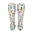 thumbnail image 6 of Kdxio Colorful Insects Funny Silky Novelty Funky Long Knee High Socks Soft 3D Print Cosplay Crazy Stockings for Men Women, 6 of 8