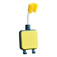 thumbnail image 2 of GUOOL Multipurpose Shower Holder Shower Fixing Bracket Universal Bracket Stable Holder Yellow, 2 of 9