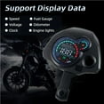 thumbnail image 3 of Motorcycle LCD Digital Speedometer Odemeter Tachometer Digital Waterproof Motor Dashboard for Honda Navi 110 Navi110, 3 of 7