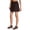 Black Coffee, variant on Avalanche Women's Cargo-Style Sustainable Ripstop Hiking Skort with Pockets, Built-In Shorts