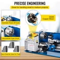 thumbnail image 4 of Torno de Banco de Precision VEVOR 7x12 Metal Lathe 7'x12' Velocidad 50-2500 RPM, 4 of 9