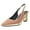 Pink Velvet, variant on FSJ Women Special Gold Chain Slingback Pumps Chunky Heel Pointed Toe Slip On Sandals Dressy High Heel Casual Wedding Office Shoes Size 8 Black
