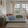 thumbnail image 3 of Lit Plateforme Bas en Bois Naples Simple TG avec Pied de Lit Assorti, Blanc, 3 of 13