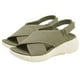 thumbnail image 2 of Sandalias Punta Abierta Plataforma Cuña para Mujer Transpirables Viajes Al Aire Libre, 2 of 9