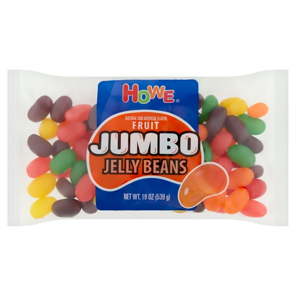 Howe Fruit Jumbo Jelly Beans, Jelly Beans 19 oz Bag