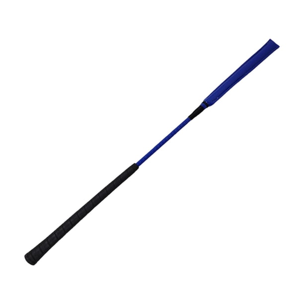 Fusta de montar para caballos, para doma clásica, de microfibra de PU, herramienta versátil para equitación. Azul