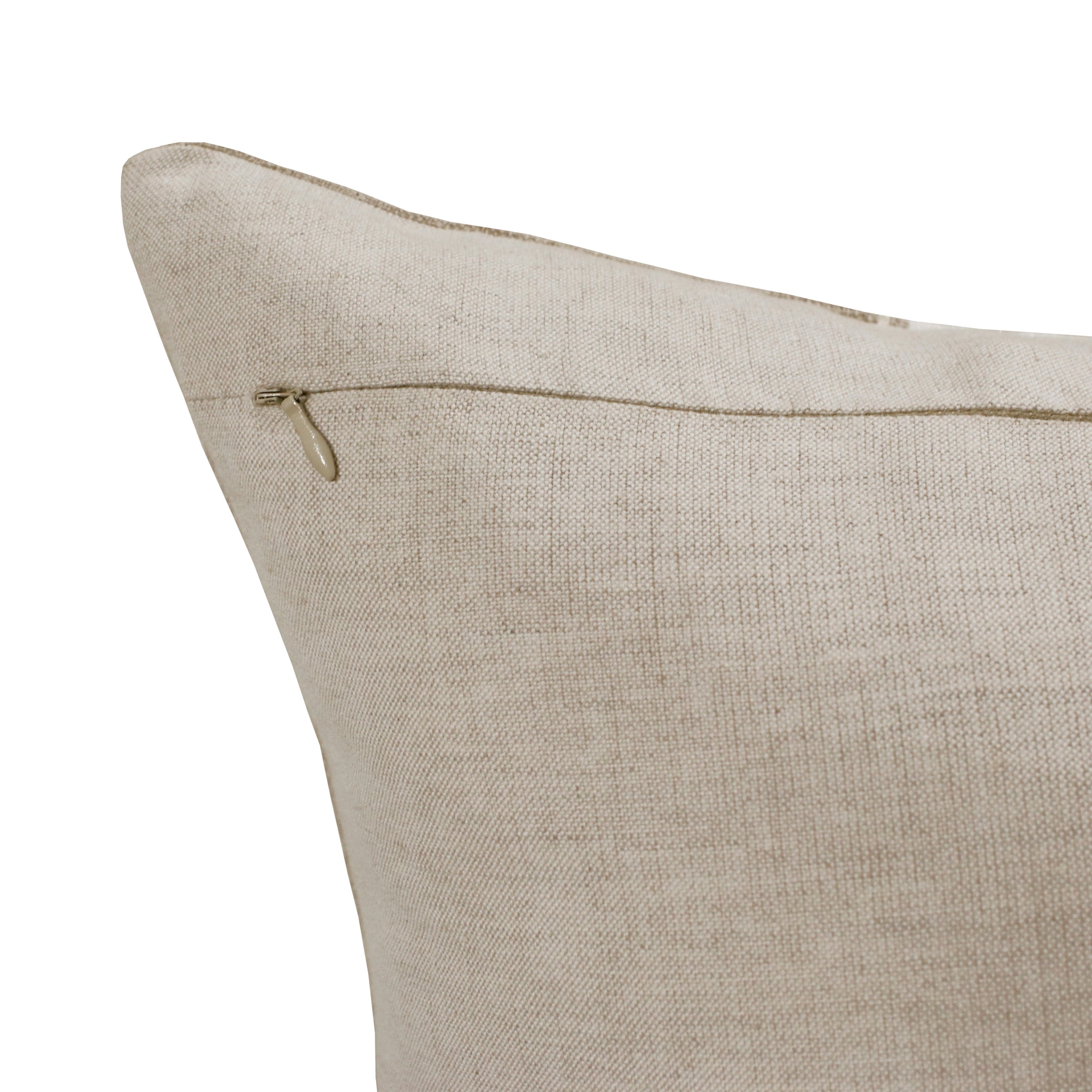 Harlow Hill Faye 20" x 20" Brown/Ivory Striped Linen Adult Decorative Throw Pillow Cover