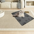 thumbnail image 4 of AYktou Dog Food Mat 15.75x23.62 inch Pet Feeding Mat for Food and Water Bowl,Waterproof-Anti-Slip Rubber Backing Pet Placemat, 4 of 7