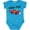 Turquoise, variant on Born to Race Red Race Car Boys or Girls Baby Bodysuit