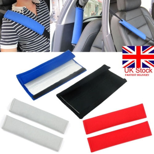 Car Seat Belt Pads Harness Safety Shoulder BackPack Cushion Strap Protector LA 