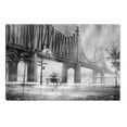 thumbnail image 1 of Startonight Canvas Wall Art Black and White Abstract Bridge, Umbrella and Love, Dual View Surprise Artwork Modern Framed Ready to Hang Wall Art 100% Original Art Painting 31.5 x 47.2 inch, 1 of 9
