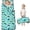 Monster Cartoon Truck Blue Pattern, variant on Monster Cartoon Truck Gray Pattern Kids Nap Mat, Daycare Sleep Mat with Handle & Fastening Straps, Easy Roll Up Gifts for Birthday Holiday,50"x20"
