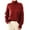 Red#T, variant on HAPIMO Women's Long Sleeve Sweater Casual Turtleneck Chunky Knit Loose Fit Oversized Pullover Winter Solid Jumper Tops Teen Girls Clothes Red M