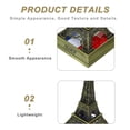 thumbnail image 3 of FELTECHELECTR Figurilla Torre Eiffel En Metal Ligero Café Para De Y Recuerdo Francés, 3 of 7