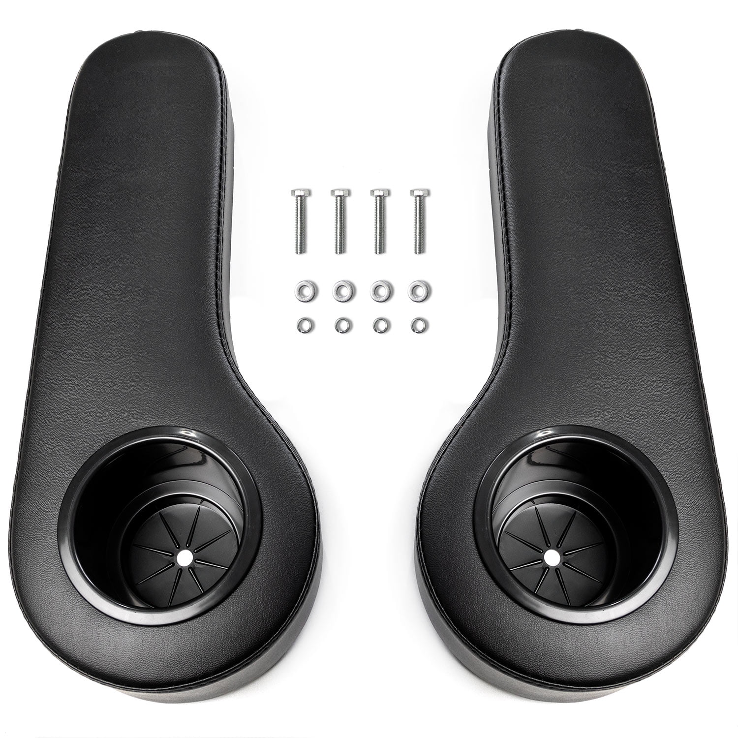 Universal Golf Cart Side Rear Armrest Cushions with Drink