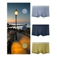 thumbnail image 3 of Men's Boxer Briefs Mens Medium Underwear No Ride Briefs for Men Comfort Pouch Underwear Mens Underpants Who Undies Matching Men with Pouch Cellblock Marine Panties Navy L, 3 of 3