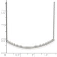 thumbnail image 3 of 925 Sterling Silver Fancy Necklace Chain Polished w/1 inch ext. Bar 16 mm, 3 of 4