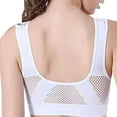 thumbnail image 4 of JINMGG Womens Plus Size Clearance $5 Women Sports Bra without Steel Ring No Chest Support Yoga Running Vest White S, 4 of 6