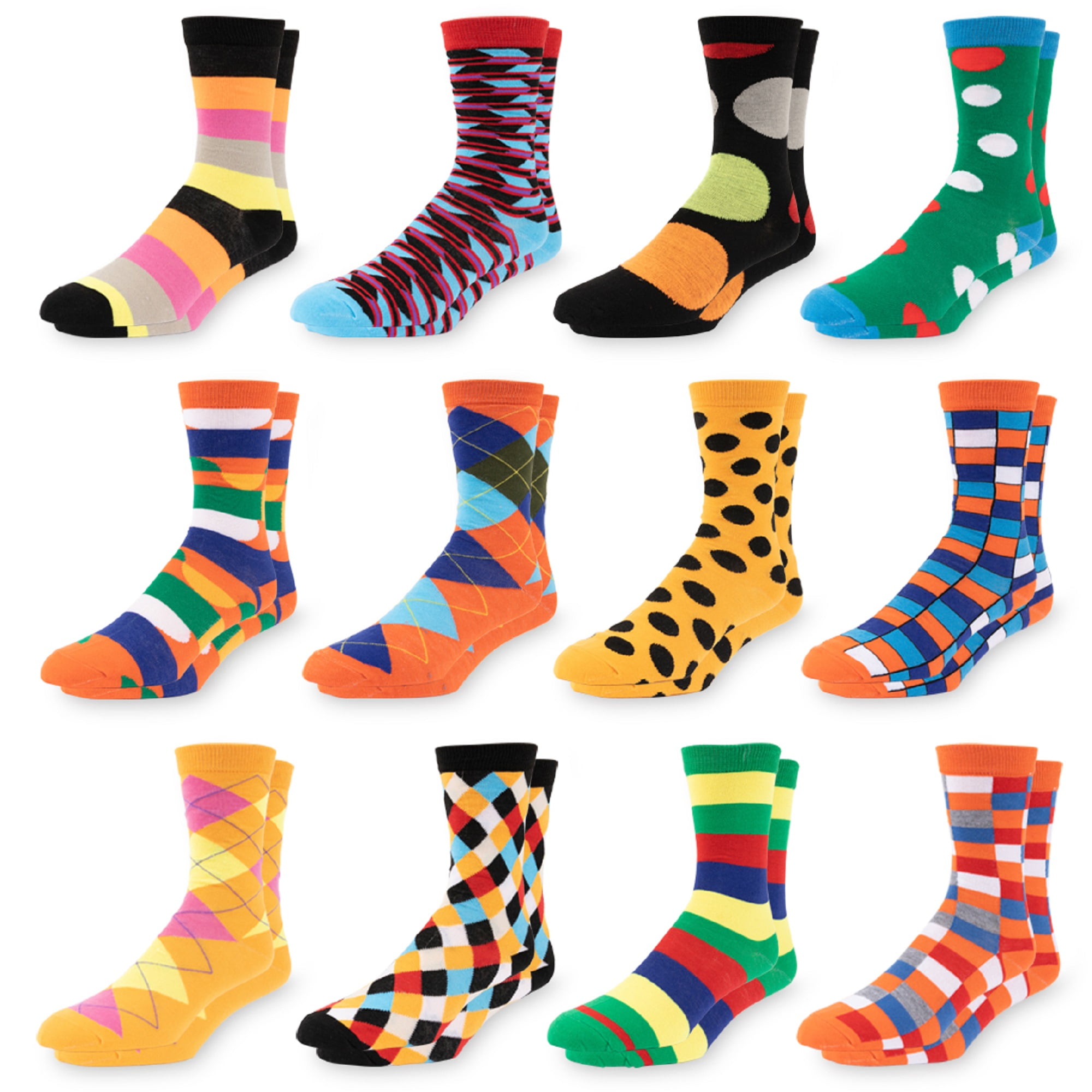 mens colored crew socks