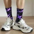 thumbnail image 6 of Rateoe Galaxy Lightning for Women Casual Calf Socks - Cute Crew Socks - Thin Soft Above Ankle Socks Size 5-11, 6 of 6