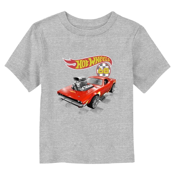 Toddler Hot Wheels Retro Rodger Dodger 68 T Shirt
