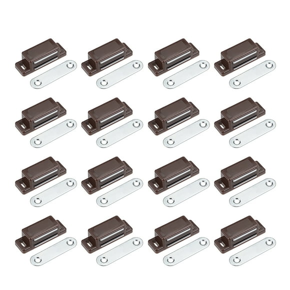 Cabinet Door Catch, Heavy-duty Magnetic Magnet Latch Cabinet Catches for Kitchen Bathroom Cupboard Wardrobe Closet 16pcs