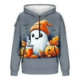 thumbnail image 3 of Makaor Mens Graphic Hoodies Zip up Big and Tall Pullover with Zip Pockets Long Sleeve Sweatshirt Casual Winter Clothes, 3 of 5
