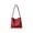 Red, variant on Woven Tote Bag Leather Bucket Bags for Women Summer Hobo Handbag Beach Vacation Purse Vintage Shoulder Bag for Travel