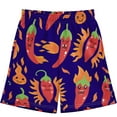 Boys Swim Trunks Funny Chili Pepper Print Quick Dry Lightweight Swim ...
