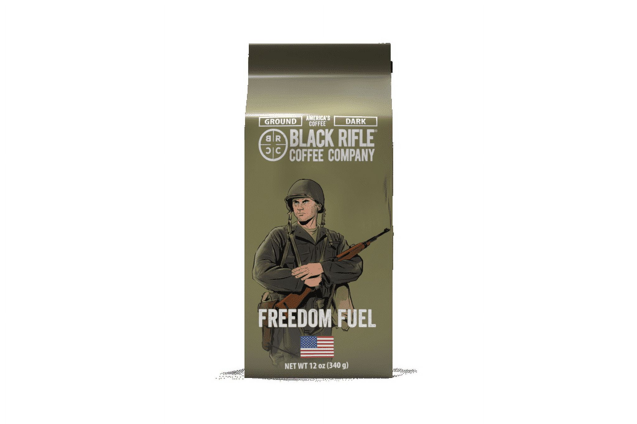 Black Rifle Coffee Company Freedom Fuel, Dark Roast, Ground Coffee,12 oz