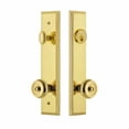 thumbnail image 3 of Grandeur Carr  Tall Plate Single Cylinder One Piece Knobset with Bouton Knob, 3 of 6
