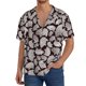 thumbnail image 1 of Fotbe Hand Drawn Pig Camisa Estampada de Manga Corta para Hombre, Casual de Verano, Estilo Playero, Sin Arrugas-Large, 1 of 5