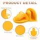 thumbnail image 3 of Uxcell 2 Pcs Guantes de Horno de Silicona, Resistentes al Calor, Amarillo, 3 of 6